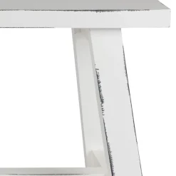 TP Holz-Sitzbank Ranch Used-Look 90X34X46Cm Weis Hot