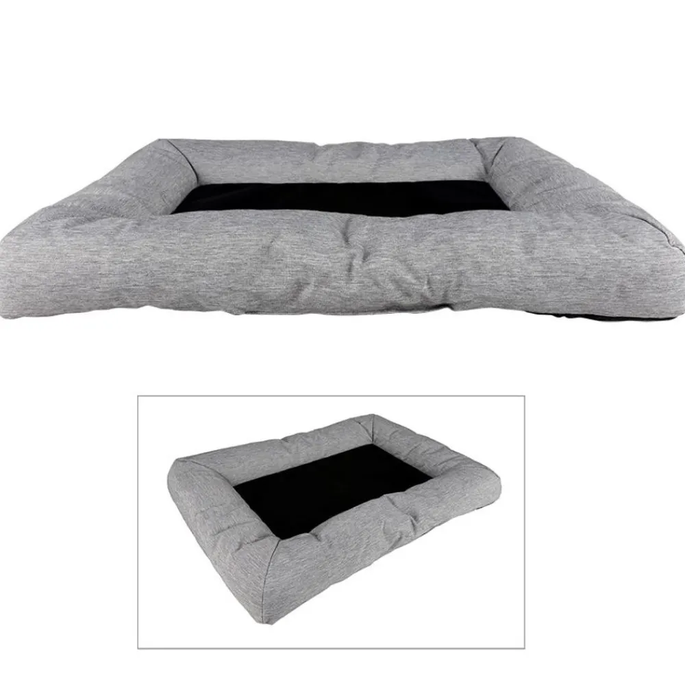 TP Hundebett Wasserabweisend 71X50X8Cm Grau New