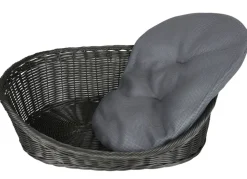 Keona Hundekorbchen Mit Kissen Rattanoptik Gr. L Online