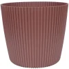 Prosperplast Indoor-Ubertopf Milly Rillendesign 29Cm Dunkelrosa Sale