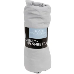 Pseudohersteller Jersey-Spannbettlaken 90/100X190/200Cm Hellgrau Clearance