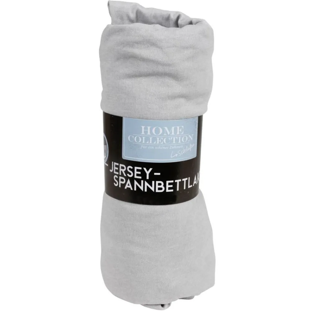 Pseudohersteller Jersey-Spannbettlaken 90/100X190/200Cm Hellgrau Clearance