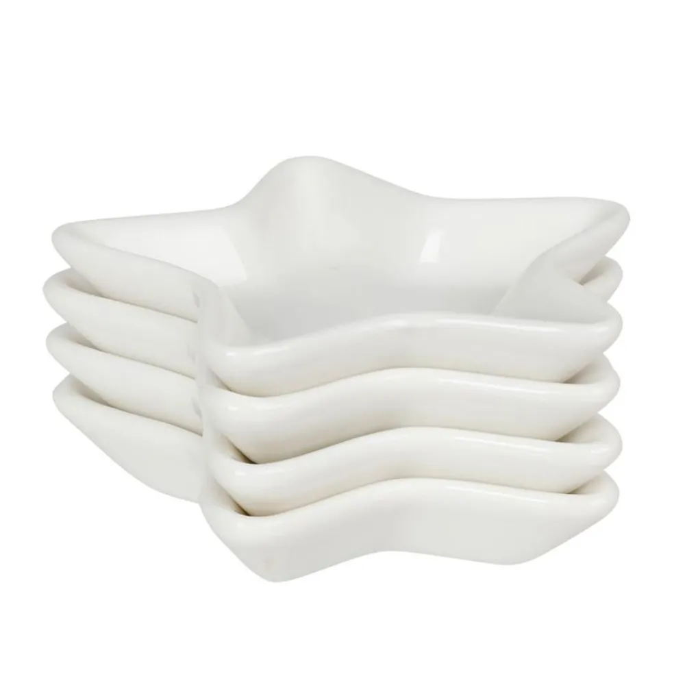 TP Keramik-Dipschalchen Stern 4Er-Set Hot