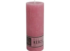 New Home Candlelight Kerze Rustikal 68X180Mm Altrosa