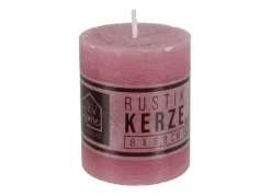 New Home Candlelight Kerze Rustikal 68X80Mm Altrosa