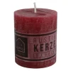 New Home Candlelight Kerze Rustikal 68X80Mm Beere