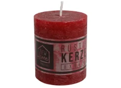 New Home Candlelight Kerze Rustikal 68X80Mm Bordeaux Discount