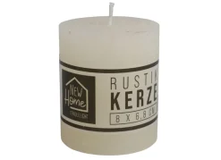 New Home Candlelight Kerze Rustikal 68X80Mm Champagner Sale