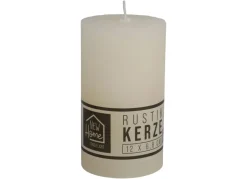 New Home Candlelight Kerze Rustikal 68X120Mm Champagner Best