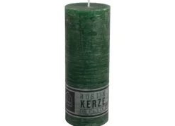 New Home Candlelight Kerze Rustikal 68X180Mm Dunkelgrun Sale