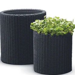 Keter Pflanz-Zylinder M+L 2Er-Set Outlet
