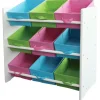 Pseudohersteller Kinderregal Mit 9 Ablagen Weis New