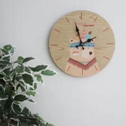 TP Kinder-Wanduhr Tierdesign 33,5Cm Online