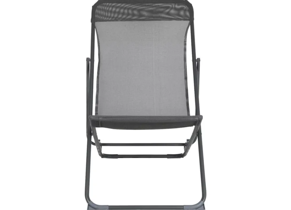 Sunny Moments Klappbarer Liegestuhl Grau Outlet
