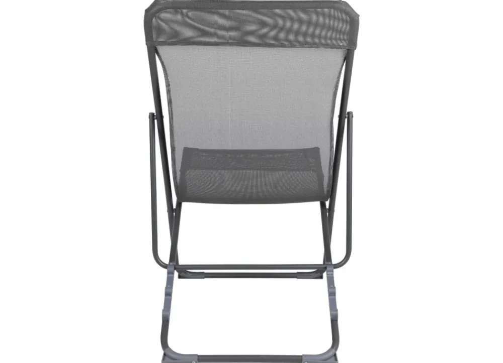 Sunny Moments Klappbarer Liegestuhl Grau Outlet