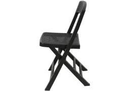 Ipae Progarden Klappstuhl Asso Rattanoptik Ca. 48X76X47Cm Anthrazit Outlet