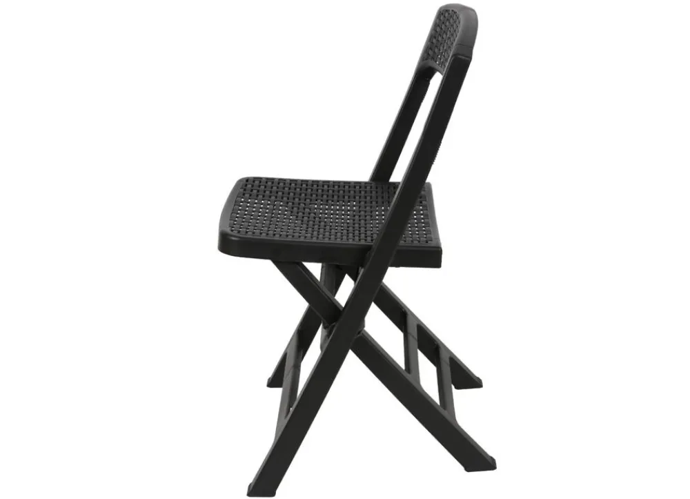 Ipae Progarden Klappstuhl Asso Rattanoptik Ca. 48X76X47Cm Anthrazit Outlet