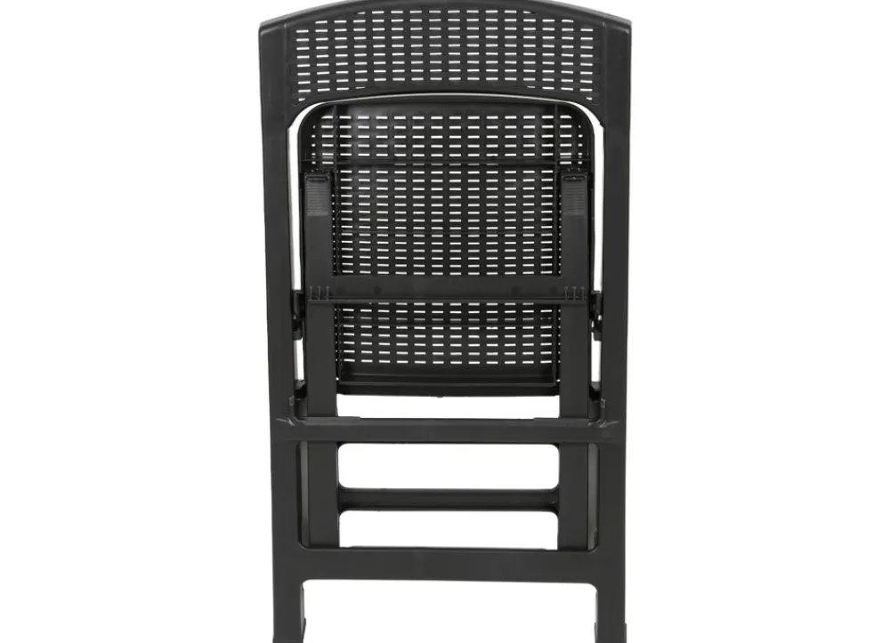 Ipae Progarden Klappstuhl Asso Rattanoptik Ca. 48X76X47Cm Anthrazit Outlet