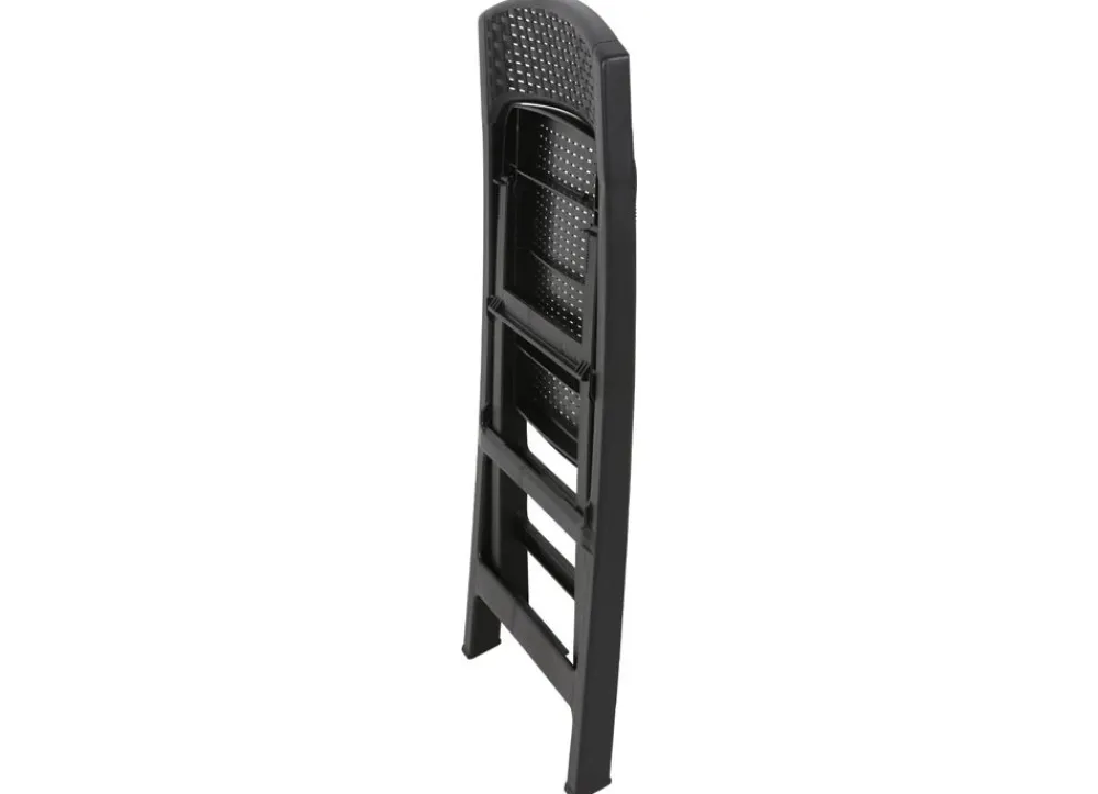 Ipae Progarden Klappstuhl Asso Rattanoptik Ca. 48X76X47Cm Anthrazit Outlet