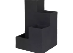 Jelenia Plast Kubus Wendeltreppentopf 40X40Cm Anthrazit Hot