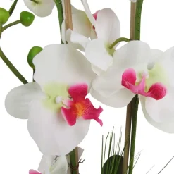TP Kunstliche Orchidee Mit 3 Rispen Weis/Pink Discount