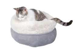 Keona Kuschelbett Fur Katzen Und Kleine Hunde 46X24Cm Grau Hot