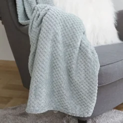 Pseudohersteller Kuscheldecke Mit Waffelmuster 150X200Cm Grungrau Discount