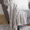Pseudohersteller Kuscheldecke Mit Waffelmuster 150X200Cm Grau Outlet