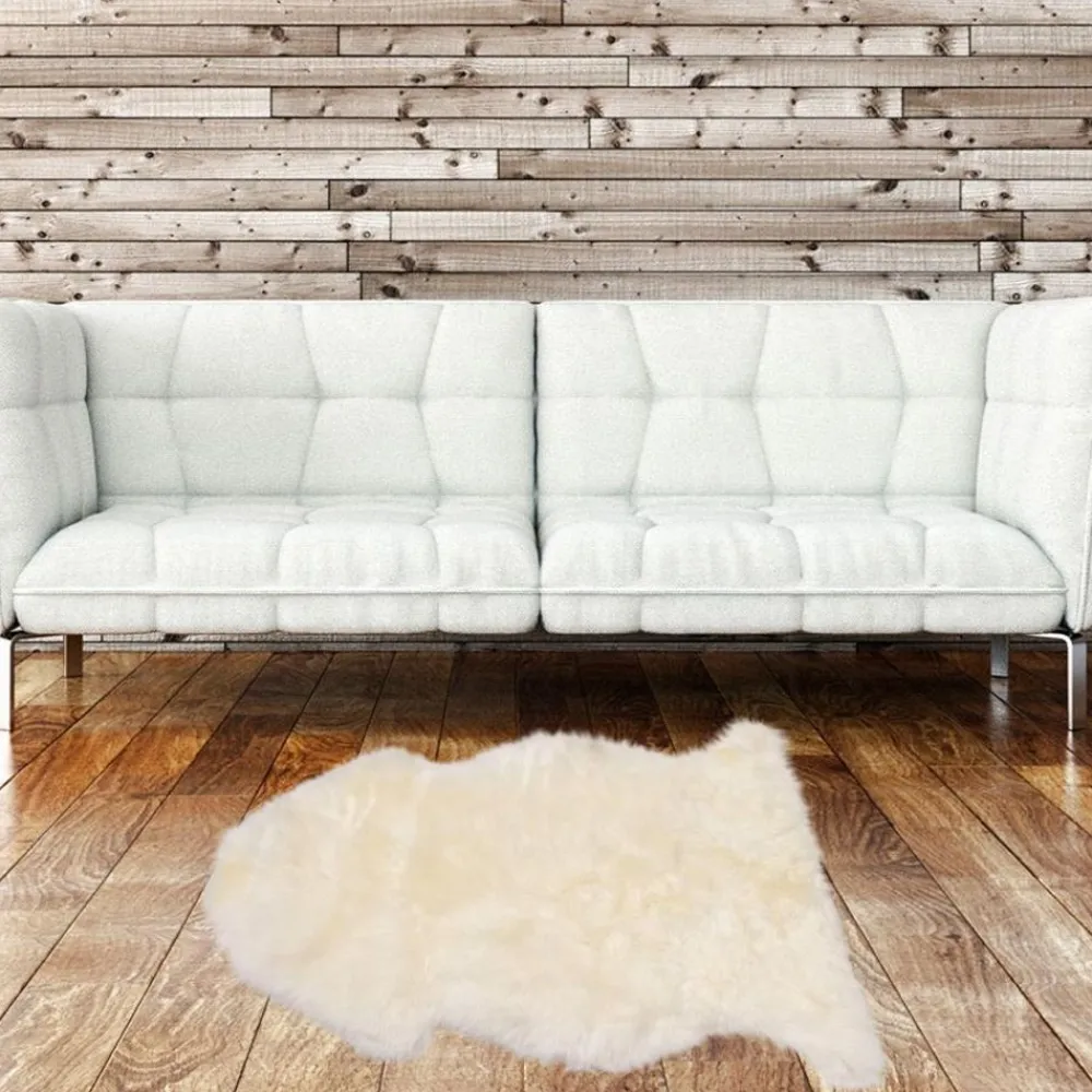 TP Lammfellteppich 90X60Cm Cremeweis Clearance