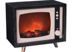 TP Led-Deko-Kamin Nostalgie-Fernseher