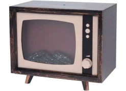 TP Led-Deko-Kamin Nostalgie-Fernseher