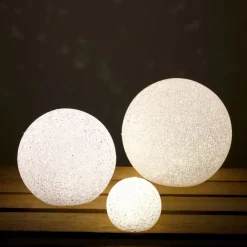 New Home Led-Deko-Leuchtkugel 18Cm Warmweis New