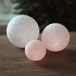 New Home Led-Deko-Leuchtkugel 8Cm Warmweis Clearance
