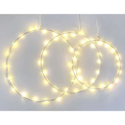 New Home Led-Dekoringe Aus Metall 3Er-Set Warmweis Clearance