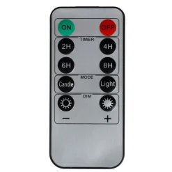 New Home Led-Echtwachskerzen 3Er-Set Mit Timerfunktion Und Dimmer Outlet