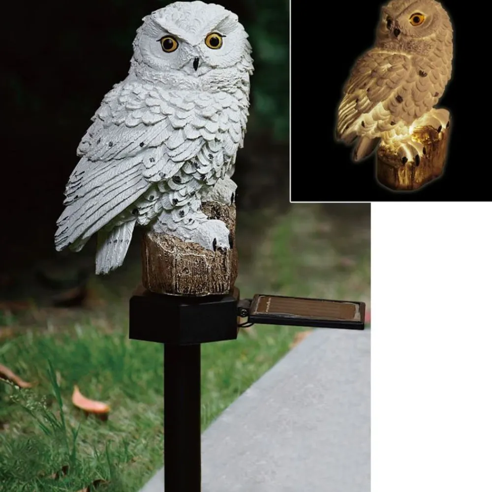 TP Led Solar-Gartenfigur Eule Outlet