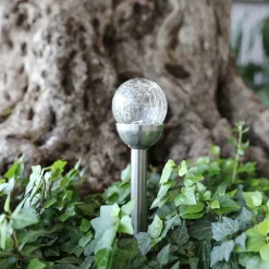 TP Led-Solar-Gartenleuchte Mit Crackle-Glaskugel Und Farbwechsler Best