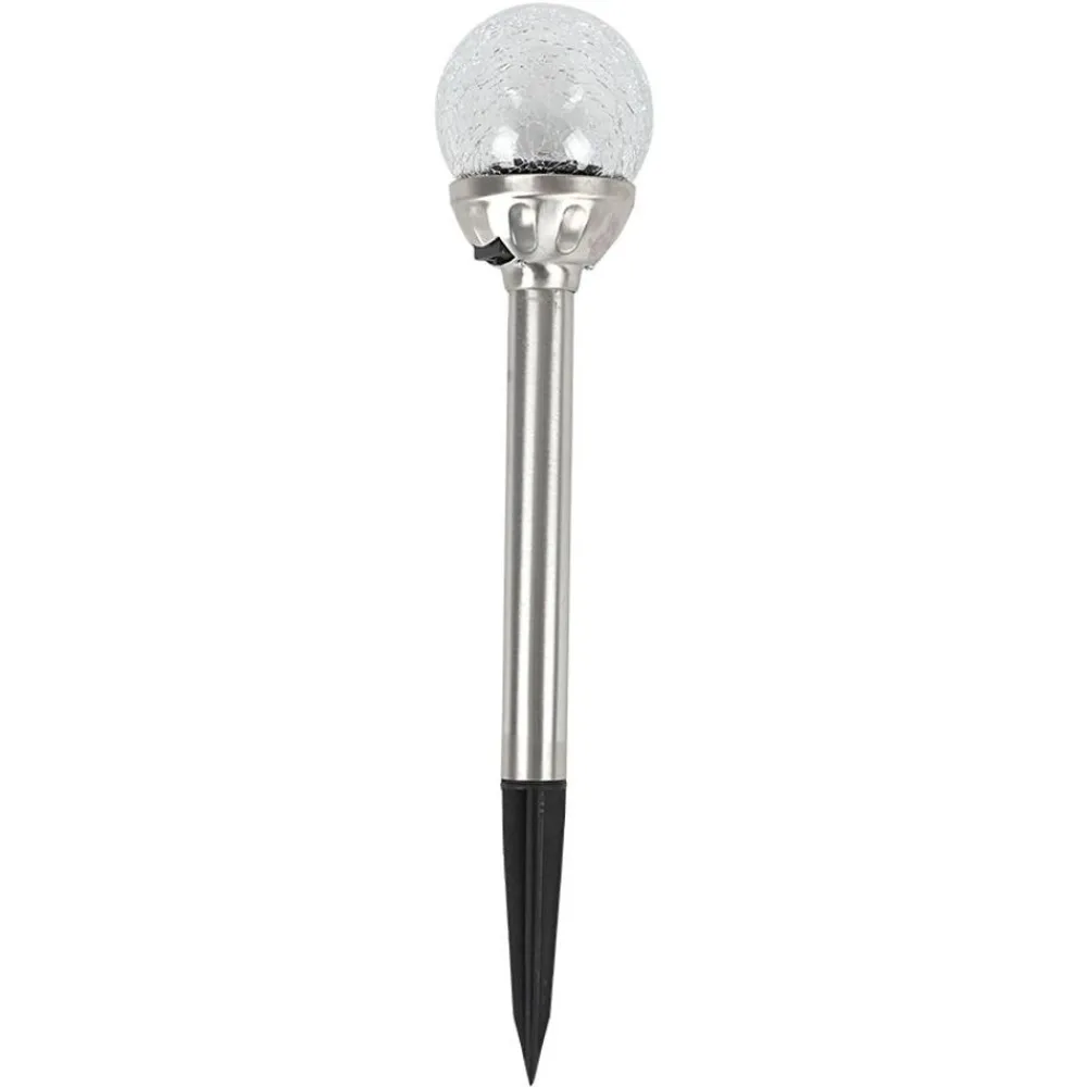 TP Led Solar-Gartenleuchte Mit Crackle-Glaskugel Kaltweis Online