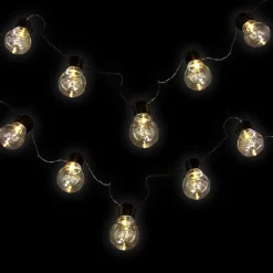 TP Led-Solar-Gluhlampenlichterkette 1,9M Warmweis Clearance