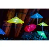 TP Led-Solar-Lichterkette Cocktailschirm 3,8M Kaltweis New