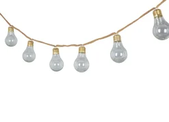 TP Led-Solar-Lichterkette Gluhbirnendesign Am Seil 4,4M Warmweis