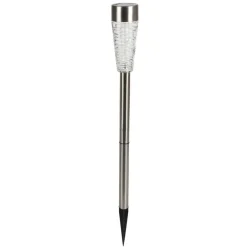TP Led-Solar-Wegeleuchte Aus Edelstahl Und Echtglas 79Cm Warmweis New