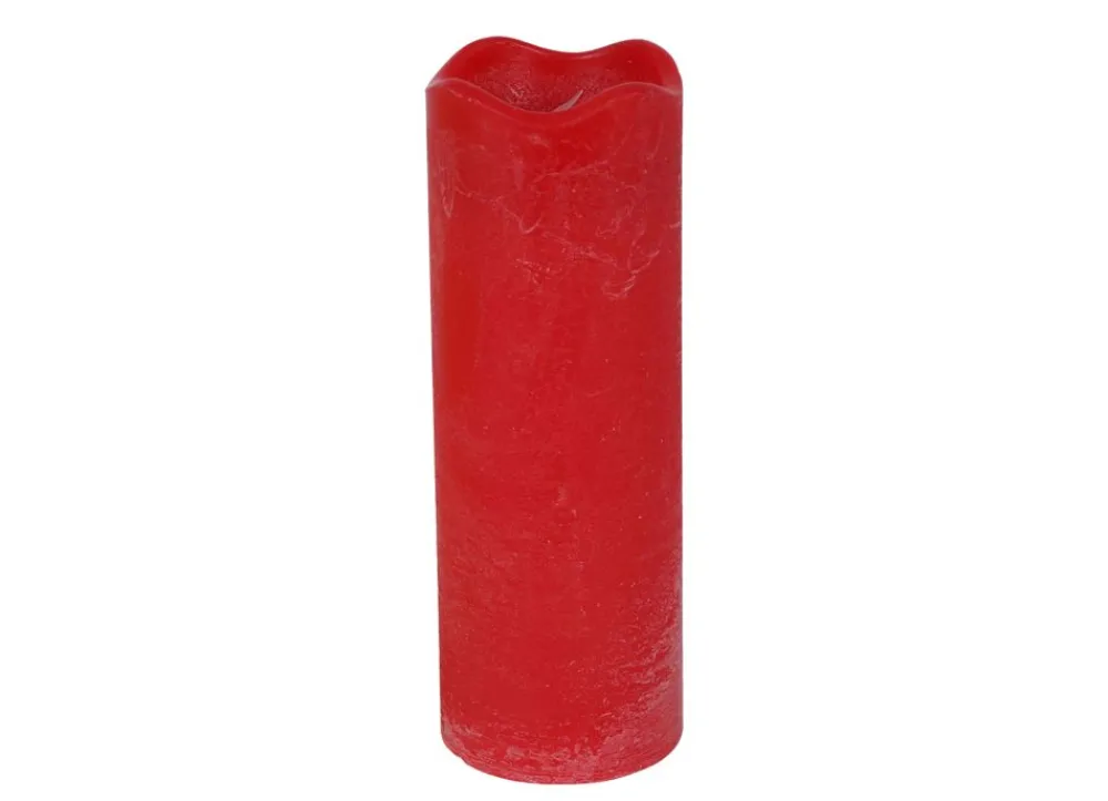 New Home Led-Wachskerze Mit Timer 7X20Cm Rot New