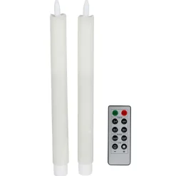 New Home Led Wachs-Tischkerze Mit Timer Und Fernbedienung 2Er-Set New