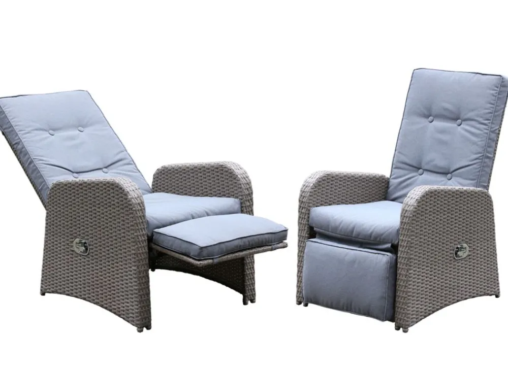 TP Loungesessel 61,5X107X70Cm 2Er-Set Anthrazit Hot