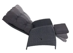 TP Loungesessel 61,5X107X70Cm 2Er-Set Anthrazit Hot