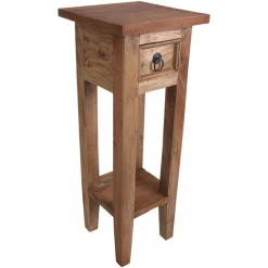 TP Mahagoni-Beistelltisch 25X66X25Cm Natur Hot