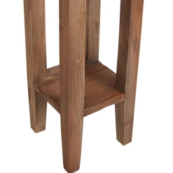 TP Mahagoni-Beistelltisch 25X66X25Cm Natur Hot