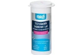 mediPool Wasserteststabchen Sauerstoff/Ph 50 Stuck Clearance