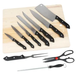 Pseudohersteller Messer-Set Mit Schneidebrett 11-Teilig Outlet
